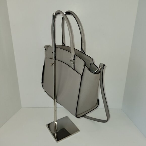 Kate Spade Jeanne Medium Leather Satchel Soft Taupe NWOT - Picture 5 of 13